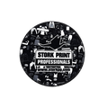Coaster rubber round 10cm